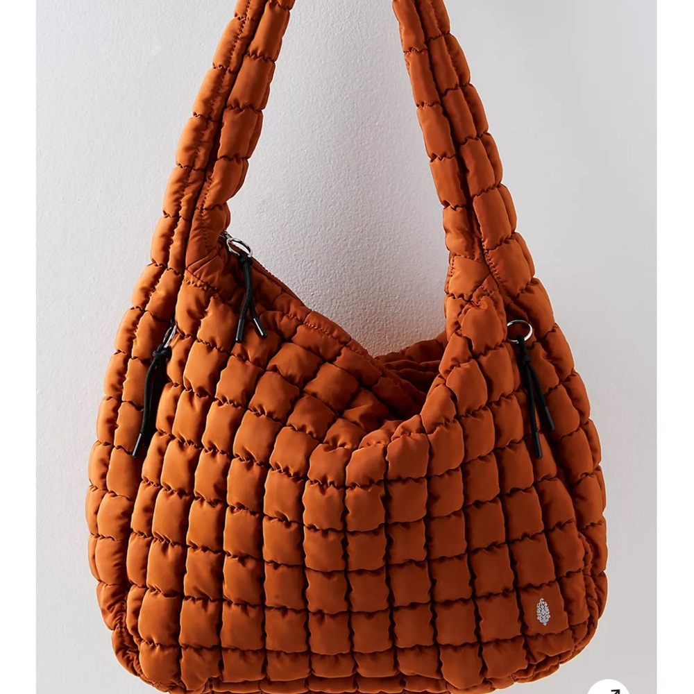 NWT Free People FP Movement Quilted Carryall - Roasted Chestnut